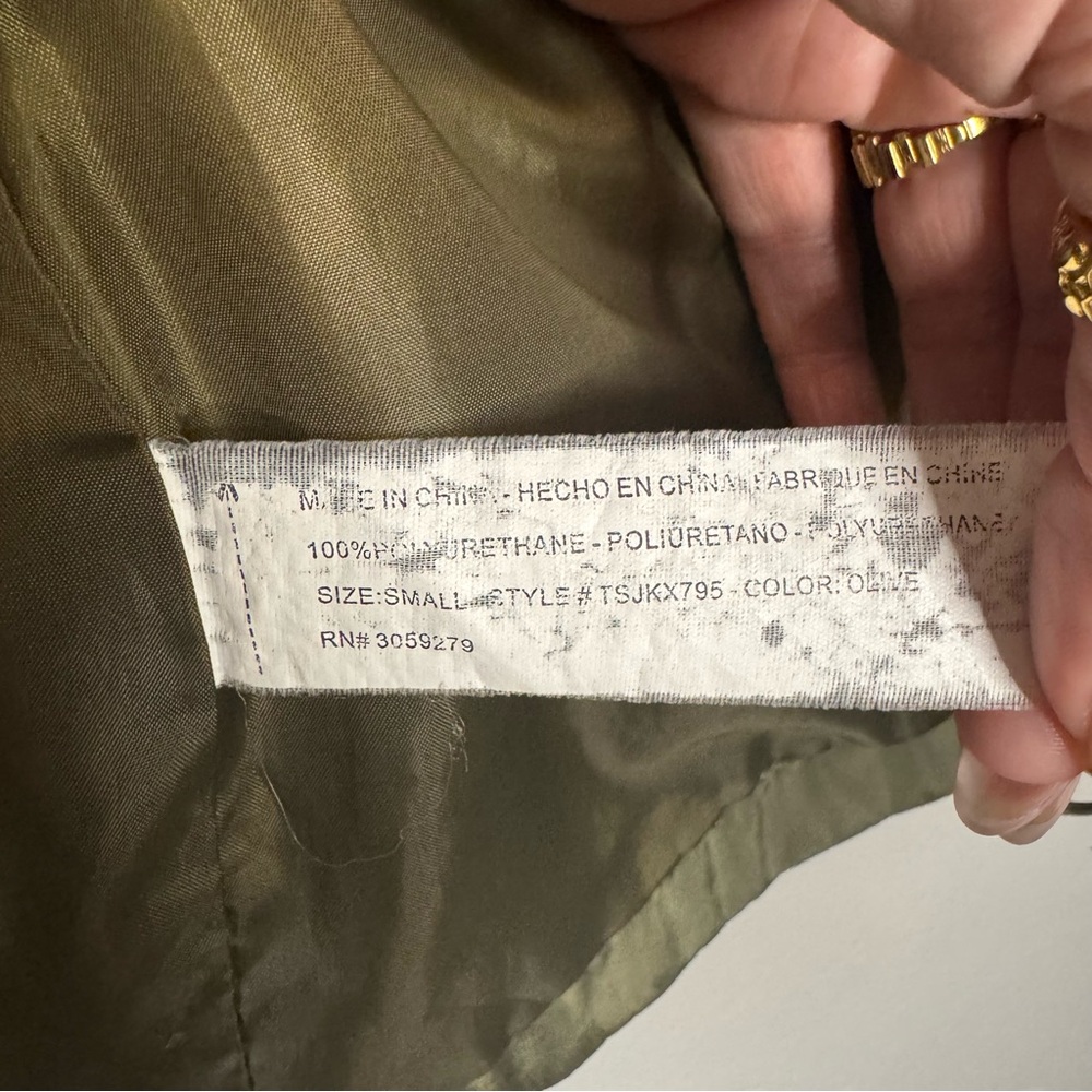 Thread & Supply Olive Jacket Small - image 8